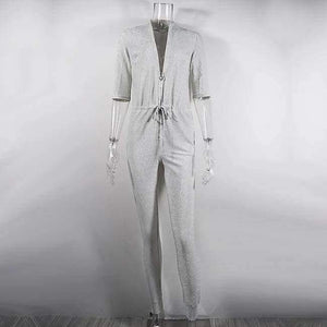 Planet Gates Silver / L Sexy Jumpsuit Silver Sequin Jumpsuits For Women 2018 Long Pants Body Mujer Rompers Womens Jumpsuit Overalls Playsuit New