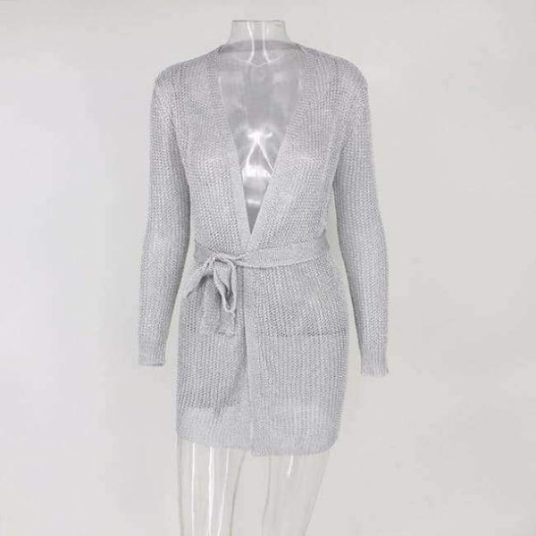 Planet Gates Silver / L Women Dress 2018 New White Sexy Deep V-neck Summer Beach Party Mesh Dress Sequins Beach Dresses Dropship