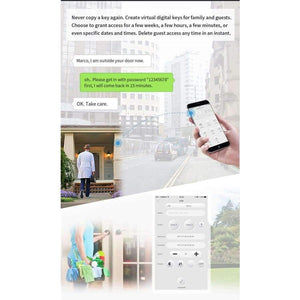 Planet Gates Silver L6PCB Smart Locks Home Security Digital Keypad Hardware Lock Keyless EURO Lock Core Cylinder Bluetooth Electronic Door lock