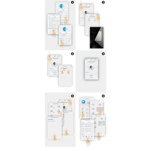 Planet Gates Silver L6PCB Smart Locks Home Security Digital Keypad Hardware Lock Keyless EURO Lock Core Cylinder Bluetooth Electronic Door lock