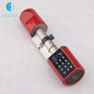 Planet Gates Silver L6PCB Smart Locks Home Security Digital Keypad Hardware Lock Keyless EURO Lock Core Cylinder Bluetooth Electronic Door lock