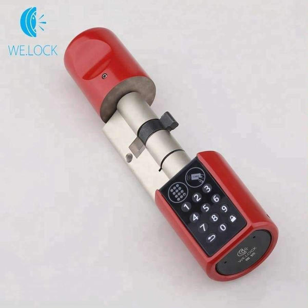 Planet Gates Silver L6PCB Smart Locks Home Security Digital Keypad Hardware Lock Keyless EURO Lock Core Cylinder Bluetooth Electronic Door lock