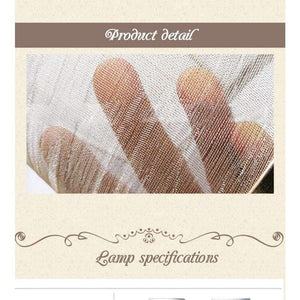 Planet Gates Silver LAINGDERFUL Art Deco Lampshades Cloth Art Lampshell Light Shade Lamp Cover Gauze Lampshade for E14 Pendant Light Inwall Lamp