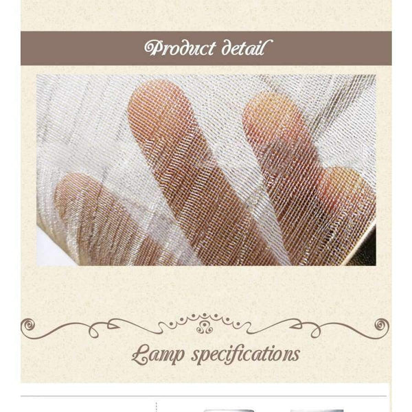 Planet Gates Silver LAINGDERFUL Art Deco Lampshades Cloth Art Lampshell Light Shade Lamp Cover Gauze Lampshade for E14 Pendant Light Inwall Lamp