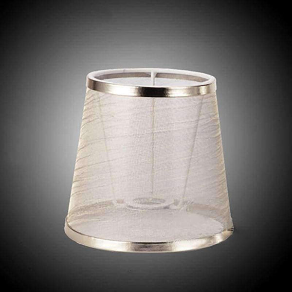 Planet Gates Silver LAINGDERFUL Art Deco Lampshades Cloth Art Lampshell Light Shade Lamp Cover Gauze Lampshade for E14 Pendant Light Inwall Lamp