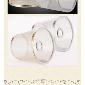 Planet Gates Silver LAINGDERFUL Art Deco Lampshades Cloth Art Lampshell Light Shade Lamp Cover Gauze Lampshade for E14 Pendant Light Inwall Lamp