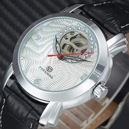 Planet Gates Luxury Men Women Mechanical Watches  Fashion Lover's Gift Crystal Decoration Delicate Dial Louvre Series Hollow