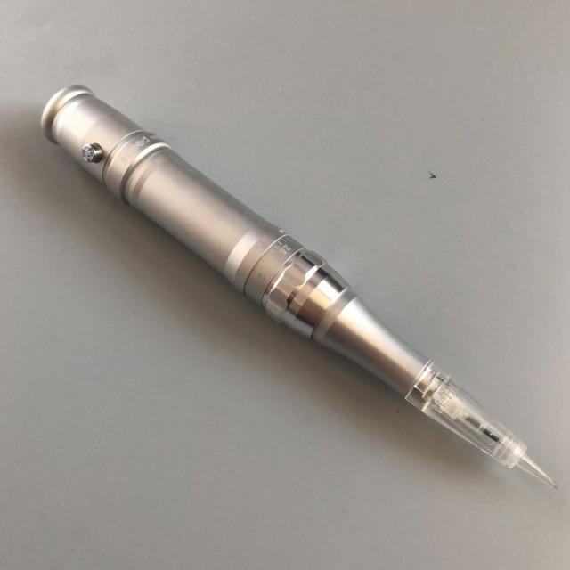 Planet Gates Classic Silver Tattoo   Machine Permanent Makeup Machine Beauty  MTS Eyebrow Pen With Cartridge Needles