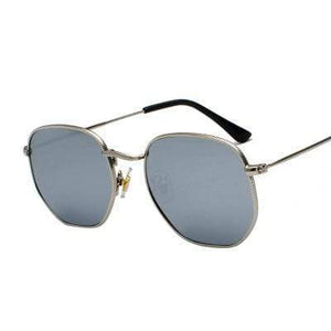 Planet Gates Silver Men Sunglases Hexagon Sun glasses NEW Women Metal Frame Fishing Glasses Gold tea Eyewear lentes de sol hombre okulary UV400