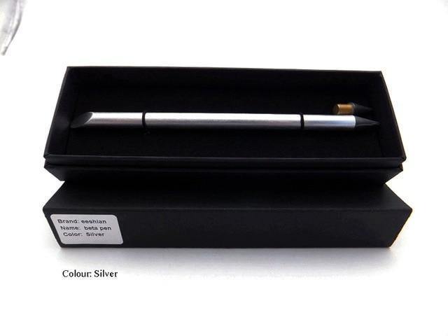 Planet Gates Silver Metal Inkless Beta Pens Without Ink No-ink Painting Writing Papelaria Caneta Office & School Supplies