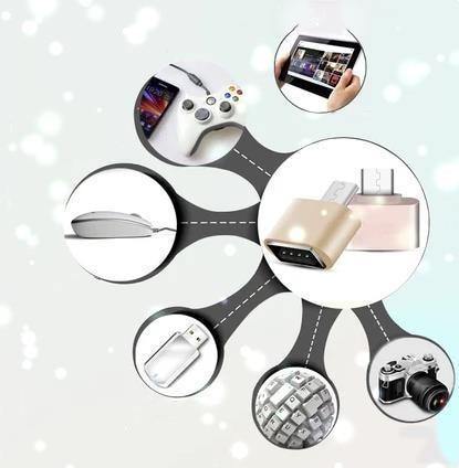 Planet Gates Silver Micro USB OTG Cable Adapter 2.0 Converter For Mobile Phone Android Samsung USB Tablet Pc to Flash Drive Mouse OTG Hub