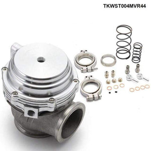 Planet Gates Silver MVR 44mm V Band External Wastegate Kit 24PSI Turbo Wastegate with V Band Flange High Quality TKWST004MVR44