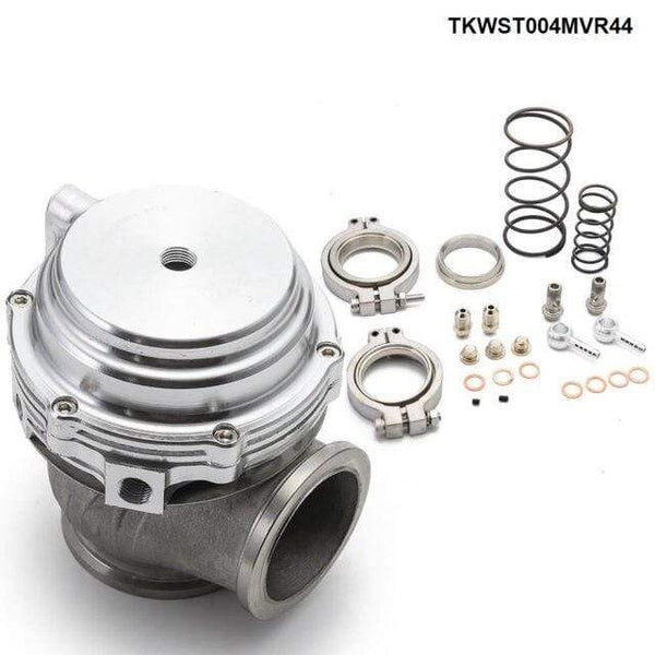 Planet Gates Silver MVR 44mm V Band External Wastegate Kit 24PSI Turbo Wastegate with V Band Flange High Quality TKWST004MVR44