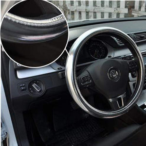 Planet Gates Silver New women personalized glow cover on the steering wheel of the car/universal O SHI CAR Steering Wheel Cover