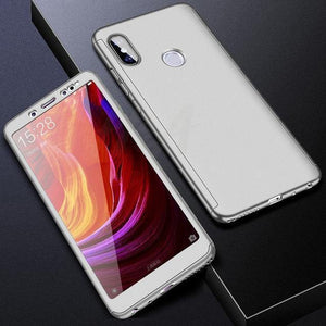 Planet Gates Silver / Note 5A ( 32GB ) H&A H&A Luxury 360 Degree Full Cover Phone Case For Xiaomi Redmi Note 5 5A Screen Protector Cover 4X 4A Note 5 Plus Case Glass