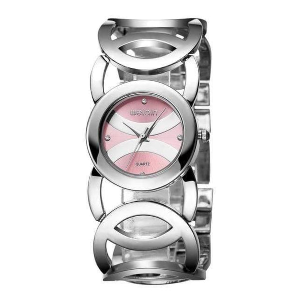 Planet Gates Silver Pink Women Watches Color Forever Gold Luxury Brand Bracelet Watch Women Dress Stainless Steel Ladies Watch Girl