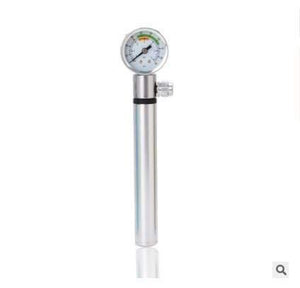 Planet Gates Silver Portable Cycling Bike Air Pump Tyre Tire Ball Stroke Gas Mouth Bicycle Pump Tools  Alloy Tire Inflator Air Needle
