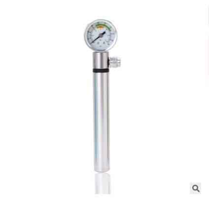 Planet Gates Silver Portable Cycling Bike Air Pump Tyre Tire Ball Stroke Gas Mouth Bicycle Pump Tools  Alloy Tire Inflator Air Needle