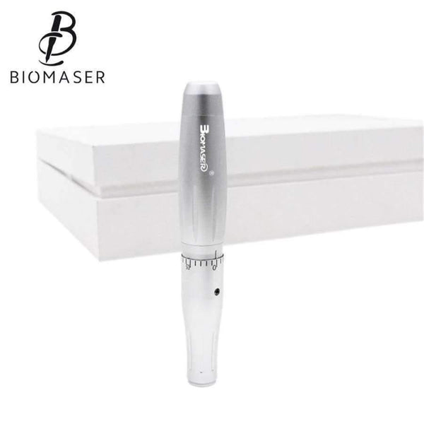 Planet Gates Silver Professional Makeup Eyebrow Lips Permanent Makeup Machine Pen Tatoo 3 Biomaser Cartridge 3D Microblade Tatto Gun LW-002