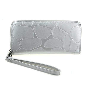 Planet Gates Silver Pu Leather Women Wallet Female Purse Large Capacity Wallets Female Purse Lady Purses Phone Pocket Card Holder Carteras