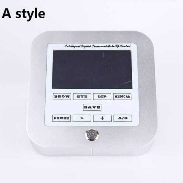 Planet Gates Silver Quality Makeup Power Supply Intelligent Professional Digital Permanent For Eyebrow Lip Tattoo Machine Kit Accessories