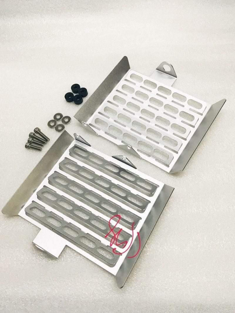 Silver Radiator Grille Guard Cover Protector Motorcycle Parts For  G650GS F650GS Dakar (Silver)