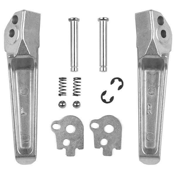 Planet Gates Silver Rear Footrests Foot pegs for Honda CB400 CBR600 CB1300 CB1000