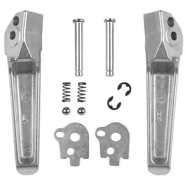 Planet Gates Silver Rear Footrests Foot pegs for Honda CB400 CBR600 CB1300 CB1000