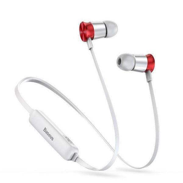 Planet Gates Silver Red / China Baseus S07 Wireless Earphone CSR Bluetooth Headphones For Phone iPhone Xiaomi mi IPX5 Wireless Headset Stereo Earpiece Earbuds