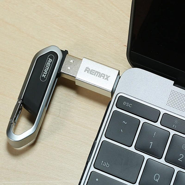 Planet Gates Silver REMAX Mobile Phone adapters OTG TYPE-C to USB Adapter Mini Connector Fast Charging for U-Disk to Type C To USB 2.0/ 3.0 /3.1