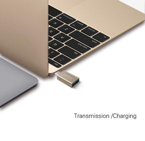 Planet Gates Silver REMAX Mobile Phone adapters OTG TYPE-C to USB Adapter Mini Connector Fast Charging for U-Disk to Type C To USB 2.0/ 3.0 /3.1