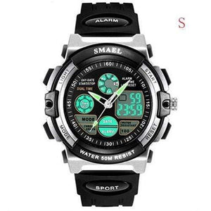 Planet Gates Silver S Digital Watch Kids Boy SMAEL Children Watch for Boys and Girls Gift Sport Watch Waterproof 0508 Kid Watches Digital Children