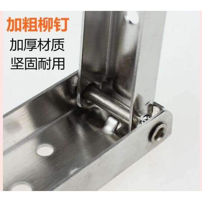 Planet Gates Silver / S Triangular support frame Wall mount desk bracket Spring folding bracket Furniture Accessories