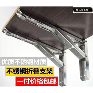 Planet Gates Silver / S Triangular support frame Wall mount desk bracket Spring folding bracket Furniture Accessories