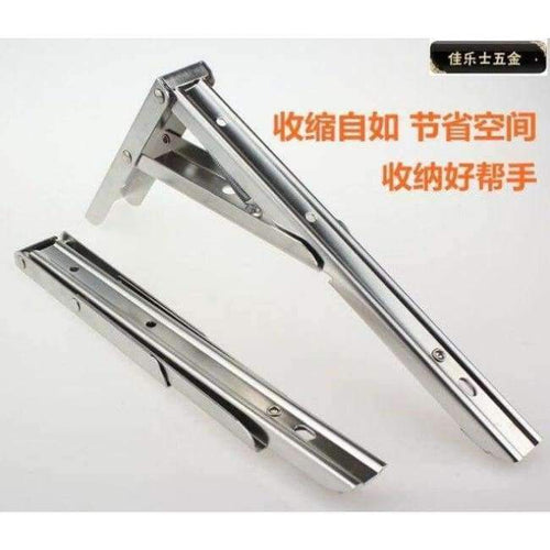 Planet Gates Silver / S Triangular support frame Wall mount desk bracket Spring folding bracket Furniture Accessories