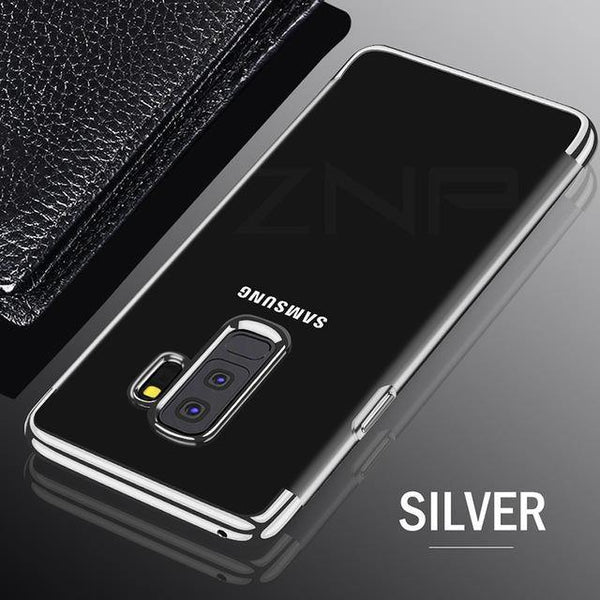 Planet Gates Silver / S8 ZNP Luxury Soft TPU Silicone Phone Cases For Samsung Galaxy S9 S8 Plus Note 8 Case Full Cover For Samsung S9 S8 Case Phone Shell