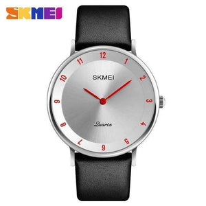 Planet Gates silver silver red Mens Watches Top Brand Luxury Men's Quartz Watch Fashion Ultra Thin Watches For Men Male Clock Relogio Masculino