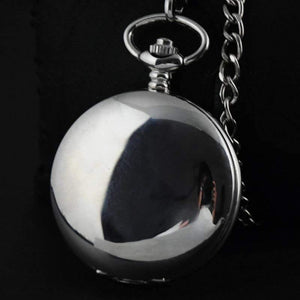 Planet Gates Silver Silver Stainless Steel Classic Full Hunter Mechanical FOB Pocket Watch Steampunk Hand Wind Men Women Clock Gifts