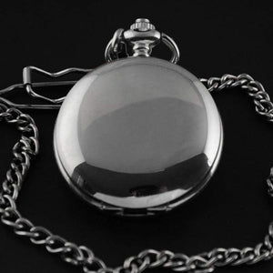 Planet Gates Silver Silver Stainless Steel Classic Full Hunter Mechanical FOB Pocket Watch Steampunk Hand Wind Men Women Clock Gifts