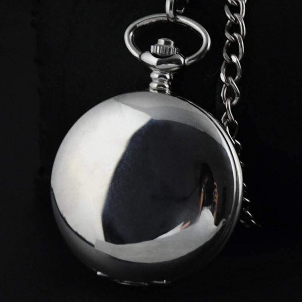 Planet Gates Silver Silver Stainless Steel Classic Full Hunter Mechanical FOB Pocket Watch Steampunk Hand Wind Men Women Clock Gifts