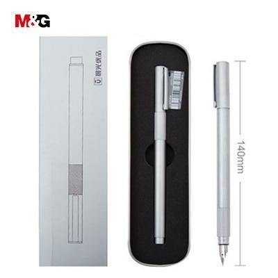 Planet Gates Silver / standard Classic full metal ink fountain pen for school supplies elegant stationery office high quality luxury gift pens for writing