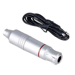 Planet Gates Silver Tattoo Pen Professional Tattoo Machine Kit Tattoo Power Supply Rotary Pen With Cartridges Needle Tattoo Pen For Tattoo Beginners Artist