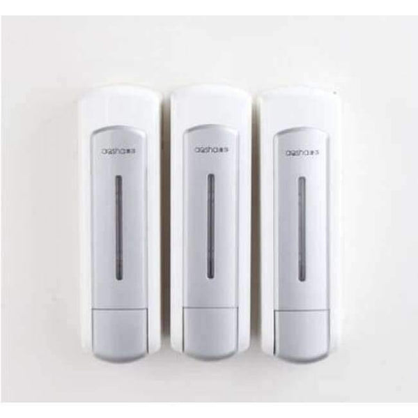 Planet Gates silver three Bathroom Soap Dispenser Shower Liquid Shampoo single 350ml Wall Mounted Bathroom Shower Soap Dispenser,hotel products