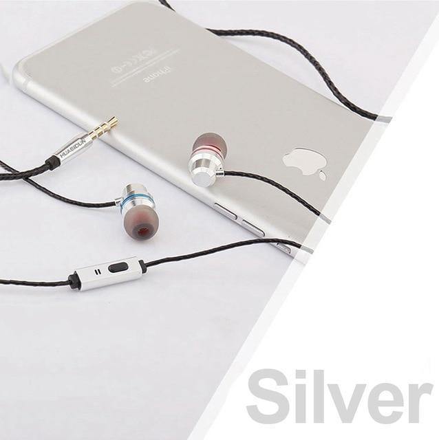 Planet Gates Black TOMKAS In-Ear Earphones Special Edition Headset Clear Bass Earphones With Microphone 5 Colors Metal Heavy Bass Headphones