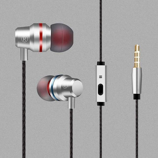 Planet Gates Silver TOMKAS TPE Line Earphone for Phone 5 Color In-ear Earphones and Headphone Heavy Bass for Mobile Phone Clear Bass with Microphone