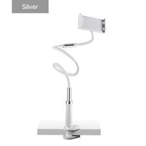 Planet Gates Silver Ugreen Phone Holder Stand for iPhone 8X 360 Rotation Long Arm Mobile Phone Holder for iPad Tablets 3.7-10.6 inches Lazy Holders