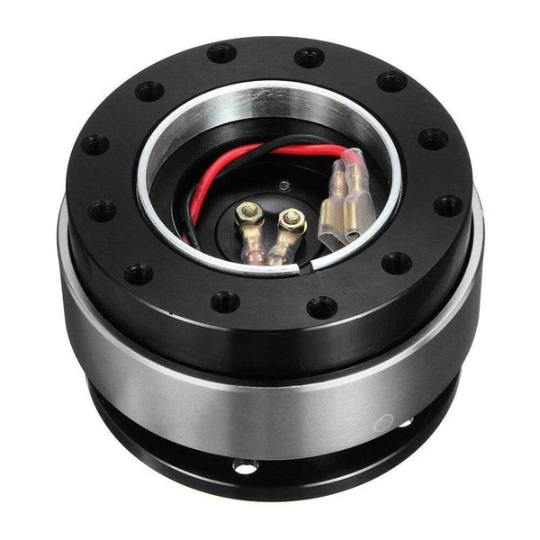 Universal Car Interior Parts Aluminum 6 Hole Car Quick Release Steering Wheel Snap Off Hub Adapter Boss Kit