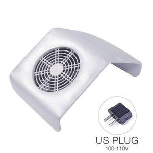 Planet Gates silver US plug Quality Vacuum Cleaner Suction Nail Art Salon 220V 110V Suction Display Nail Dust Collector UV Gel Manicure Machine Tools