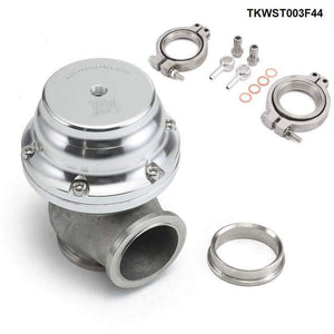 Planet Gates Silver V44 MVR 44mm V Band External Wastegate Kit 24PSI Turbo Wastegate TKWST003F44