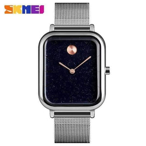 Planet Gates Silver watch Luxury Lover Watches Quartz Dress Women Men Watch Couples Wristwatch Sliver Mesh Stainless Relojes Hombre  9187